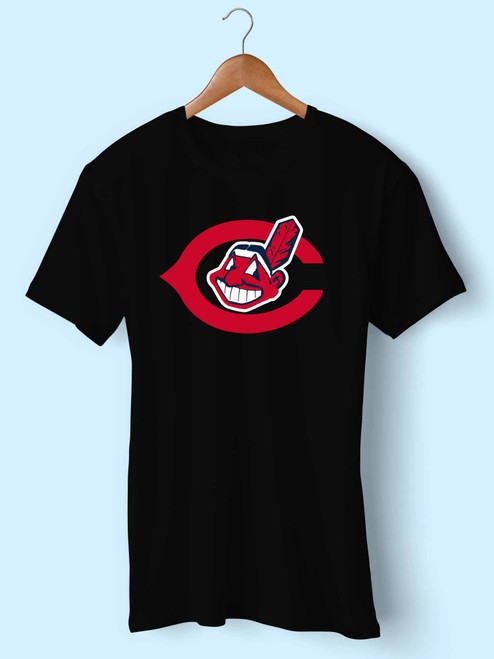 Cleveland Indians Logo American League Men T Shirt