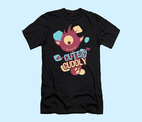 Cute Cuddly Alien Monster Men T Shirt