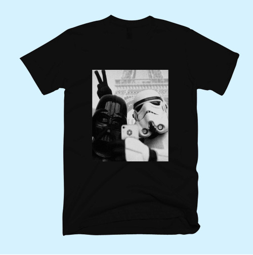 Dark Vader Selfie Funny Men T Shirt