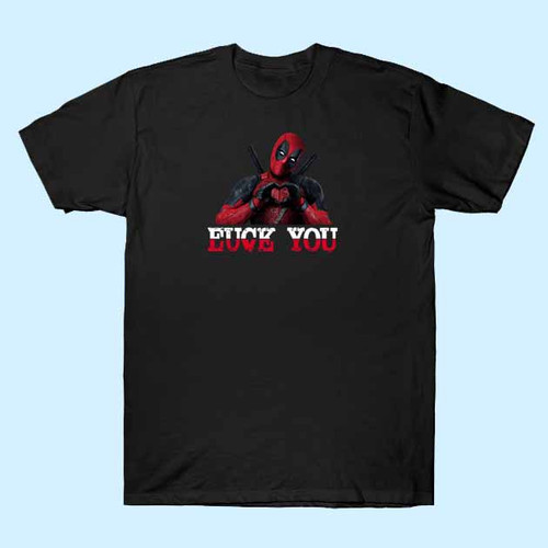 Deadpool Love You Comedy Superhero Men T Shirt