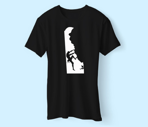 Delaware Rock Climbing Rock Clim Men T Shirt