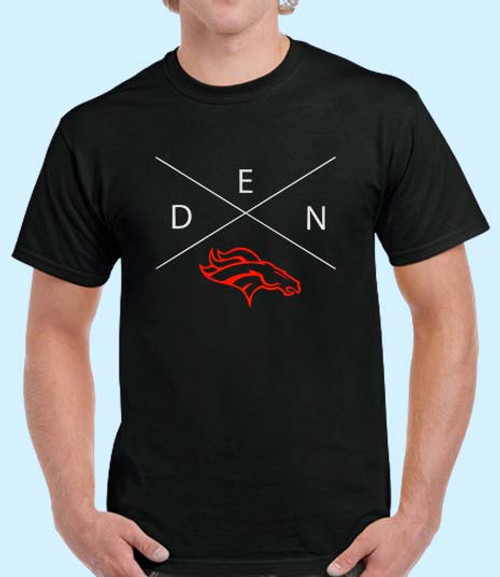 Denver Colorado Home Broncos Men T Shirt
