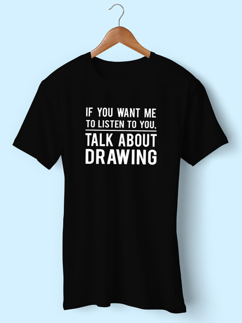 Drawing Art Funny Men T Shirt