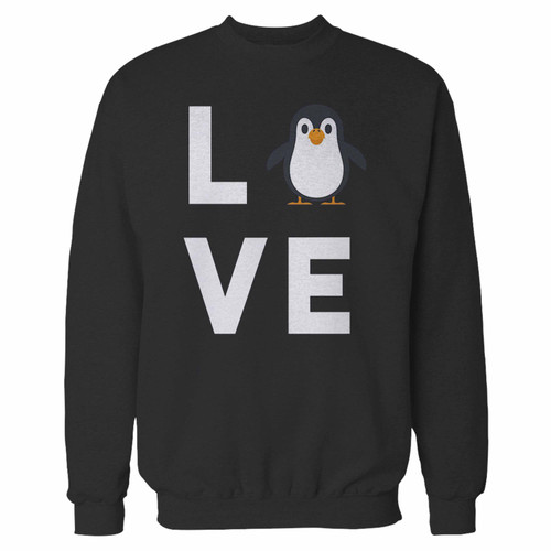 Your i love penguins crewneck sweatshirt just got an update. This super comfortable and lighter weight crewneck will become your favorite go-to sweatshirt. The cozy spandex cuffs and waistband make this pill-resistant sweatshirt a fan favorite.And your group will look and feel their best in this premium ringspun cotton crew.