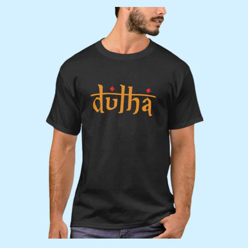 Dulha Script Men T Shirt