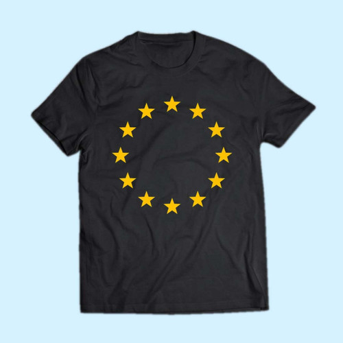 European Union Flag Stars Men T Shirt