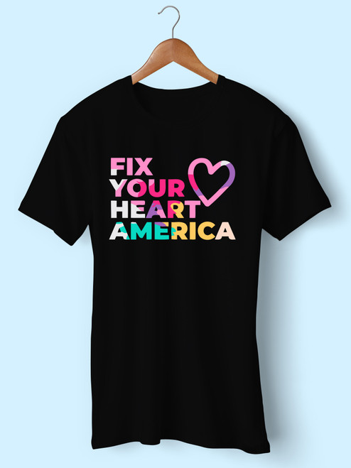 Fix Your Heart America Inspired Men T Shirt