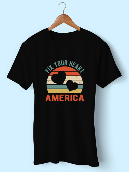 Fix Your Heart America Cover Inspired Men T Shirt