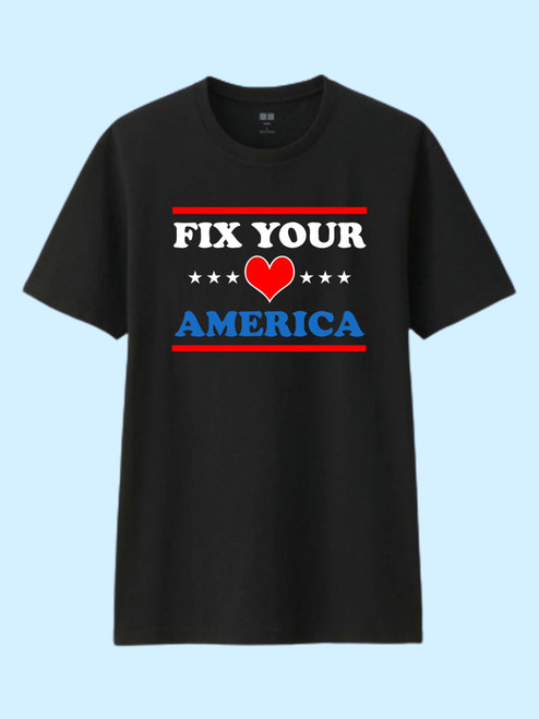 Fix Your Heart America Men T Shirt