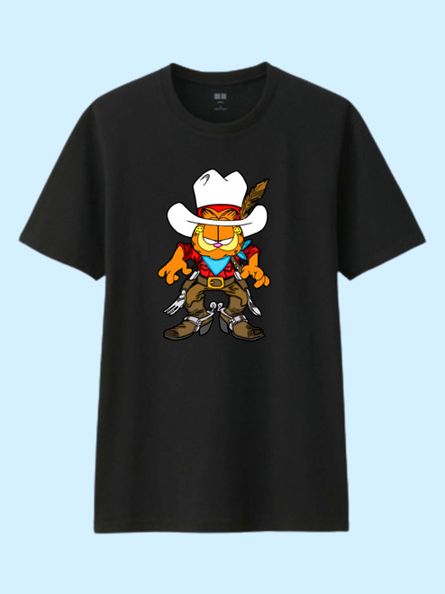 Garfield Cowboy Inspired Men T Shirt