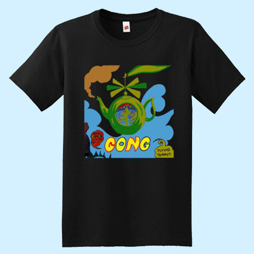 Gong Band Radio Gnome Invisible Men T Shirt