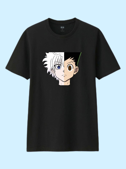 Gon And Killua Half Face Men T Shirt