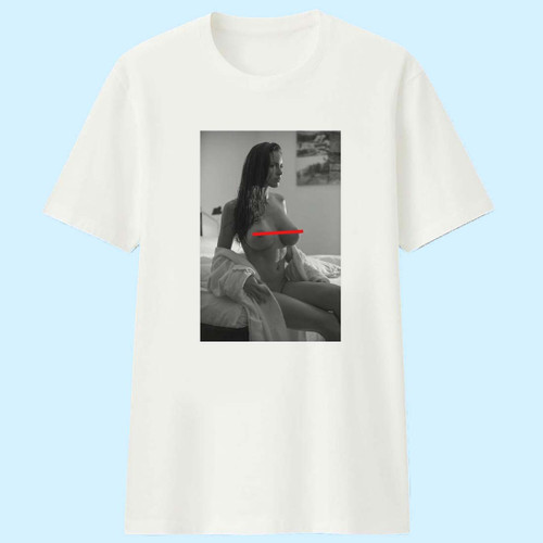 Gorgeous Sexy Topless Girl Men T Shirt