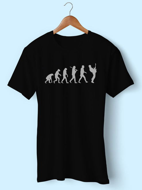 Guitar Player Evolution Men T Shirt
