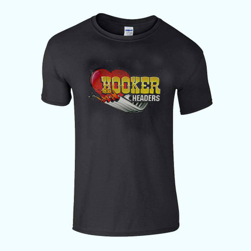Hooker Headers Racing Logo Men T Shirt