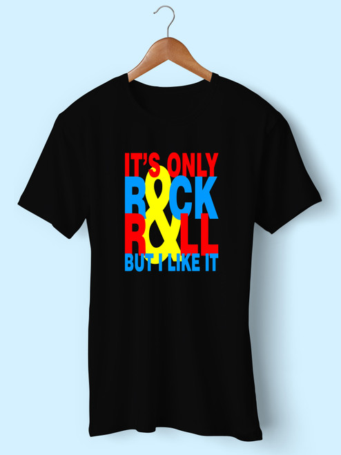 Its Only Rock And Roll Men T Shirt