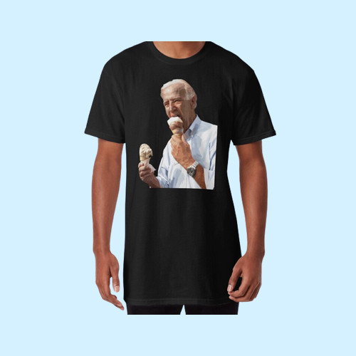 Joe Biden Eats Ice Cream Men T Shirt
