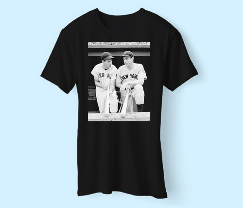 joe Dimaggio And Ted Williams Baseball Legends Men T Shirt