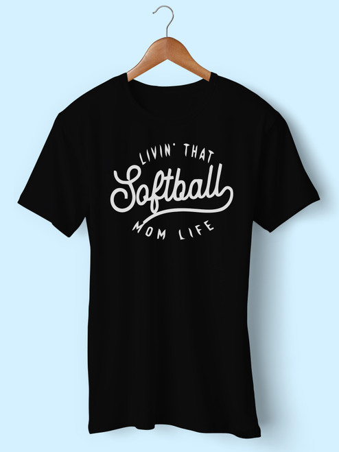 Living That Softball Mom Life Inspired Men T Shirt