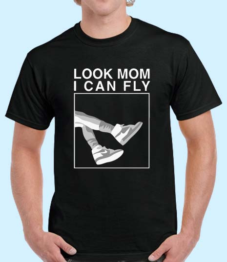 Look Mom I Can Fly Men T Shirt