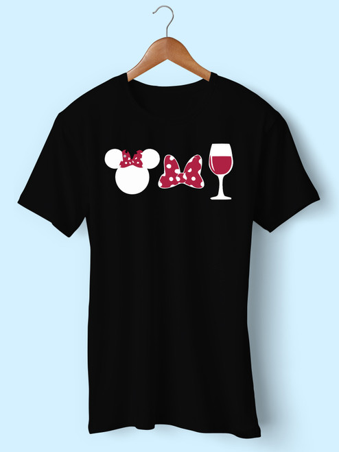 Minnie Drinking Matching Men T Shirt