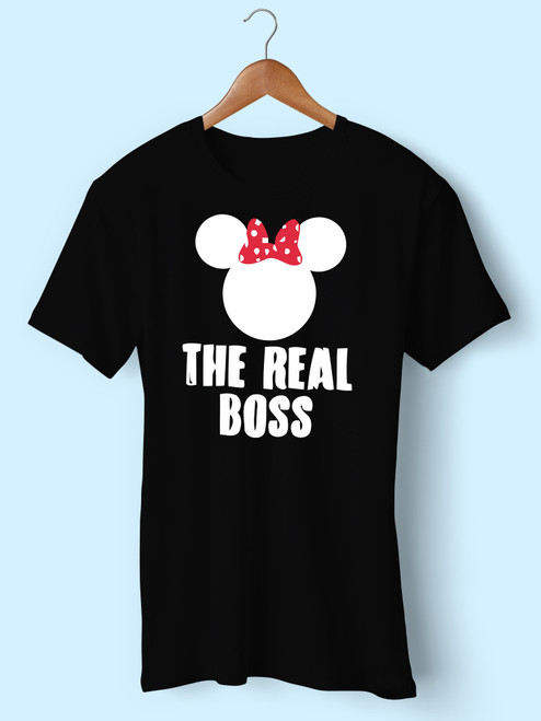 Minnie The Real Boss Men T Shirt