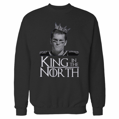 Your king in the north crewneck sweatshirt just got an update. This super comfortable and lighter weight crewneck will become your favorite go-to sweatshirt. The cozy spandex cuffs and waistband make this pill-resistant sweatshirt a fan favorite.And your group will look and feel their best in this premium ringspun cotton crew.