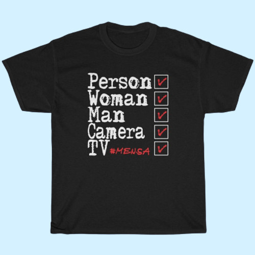 Person Woman Man Camera Tv 3 Men T Shirt