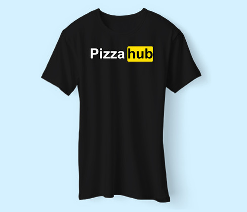 Pizza hub Porn Hub Men T Shirt