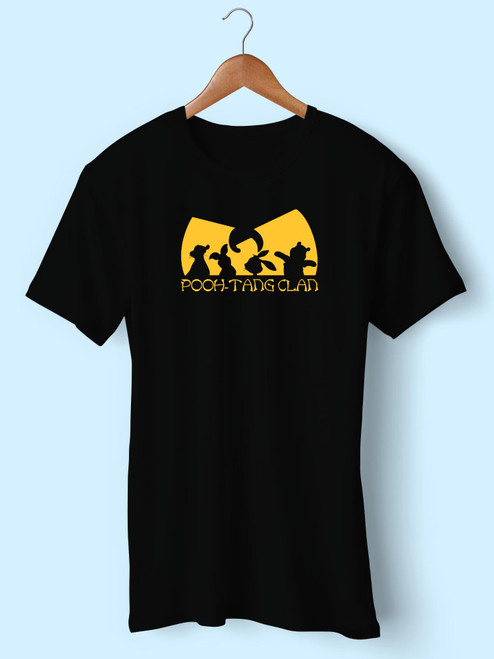 Pooh Tang Clan Cartoon Logo Men T Shirt