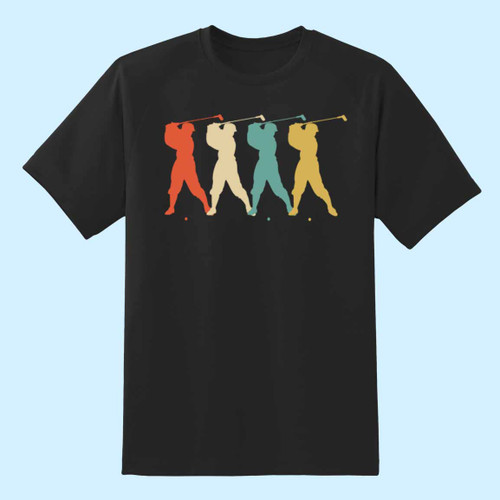 Retro Golf Pop Art Inspired Men T Shirt
