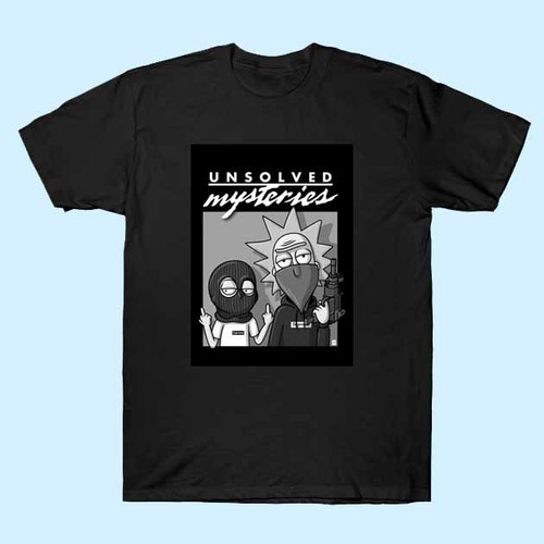 Ricks And Morty Unsolved Mysteries Men T Shirt
