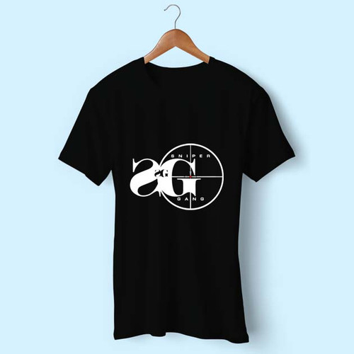 Sniper Gang Logo Men T Shirt