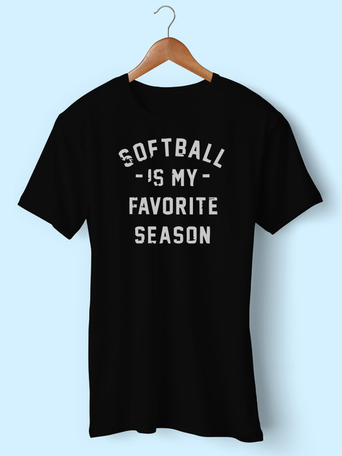 Softball Is My Favorite Season Men T Shirt
