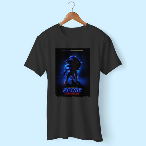 Sonic The Hedgehog Poster Inspired Cover Men T Shirt