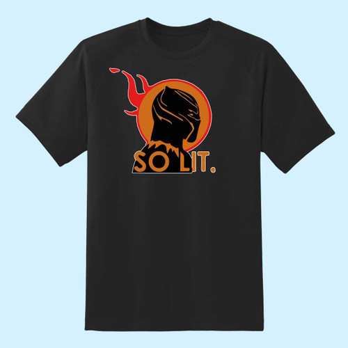 So Lit Black Panther Wakanda Men T Shirt