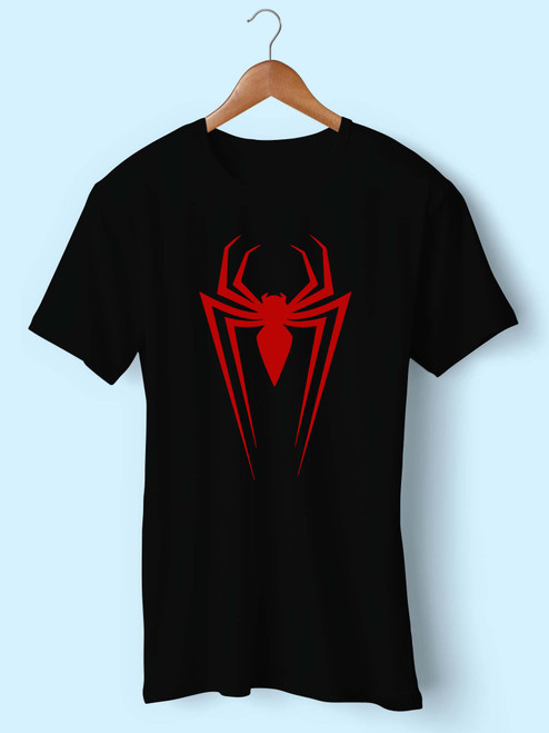 Spiderman Superhero Logo Men T Shirt