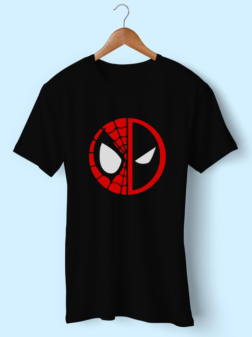 Spider Man And Deadpool Men T Shirt