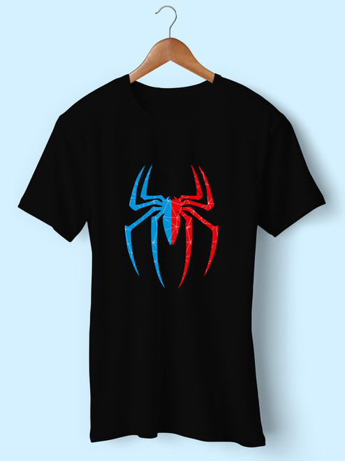 Split Spidey Men T Shirt
