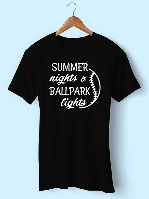 Summer Nights And Ballpark Lights Men T Shirt