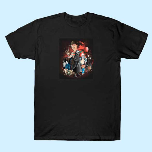 Terror stars Horror Movie Mashup Men T Shirt