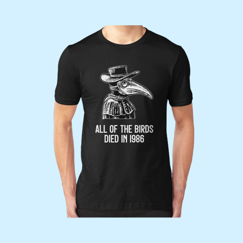 The Birds Logos Men T Shirt