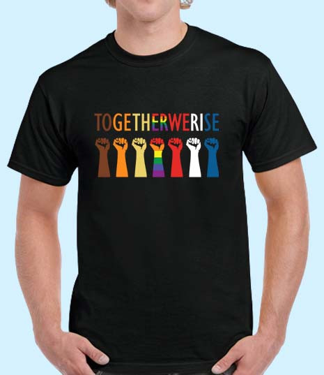 Together We Rise Men T Shirt