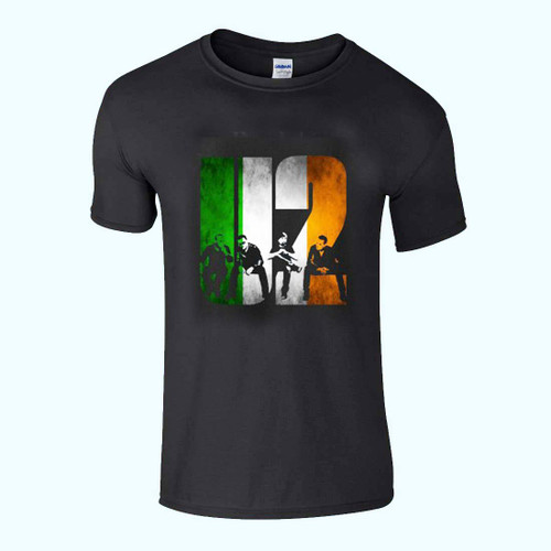 U2 Iris Flag Rock Band Legend Men T Shirt