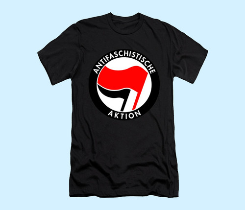 Vintage Germany Antifaschistische Aktion Men T Shirt