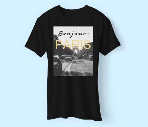 Bonjour Paris Best Men T Shirt