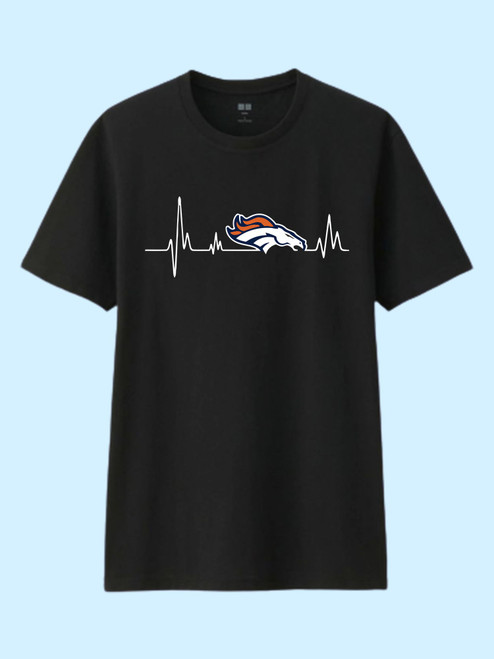 Denver Broncos Heartbeat Best Men T Shirt