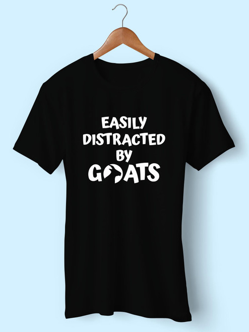 Easily Distracted By Goats Best Men T Shirt