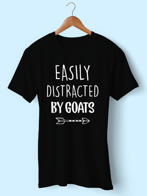 Easily Distracted By Goat Lover Best Men T Shirt