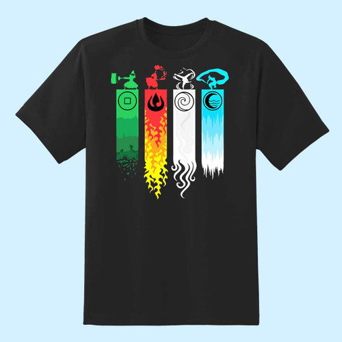 Elemental Bending Avatar Best Men T Shirt